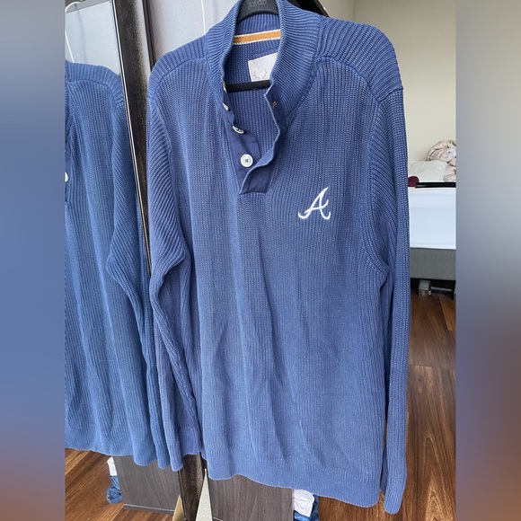 XXL Atlanta Braves cotton fleece by “salute” - Picture 1 of 11